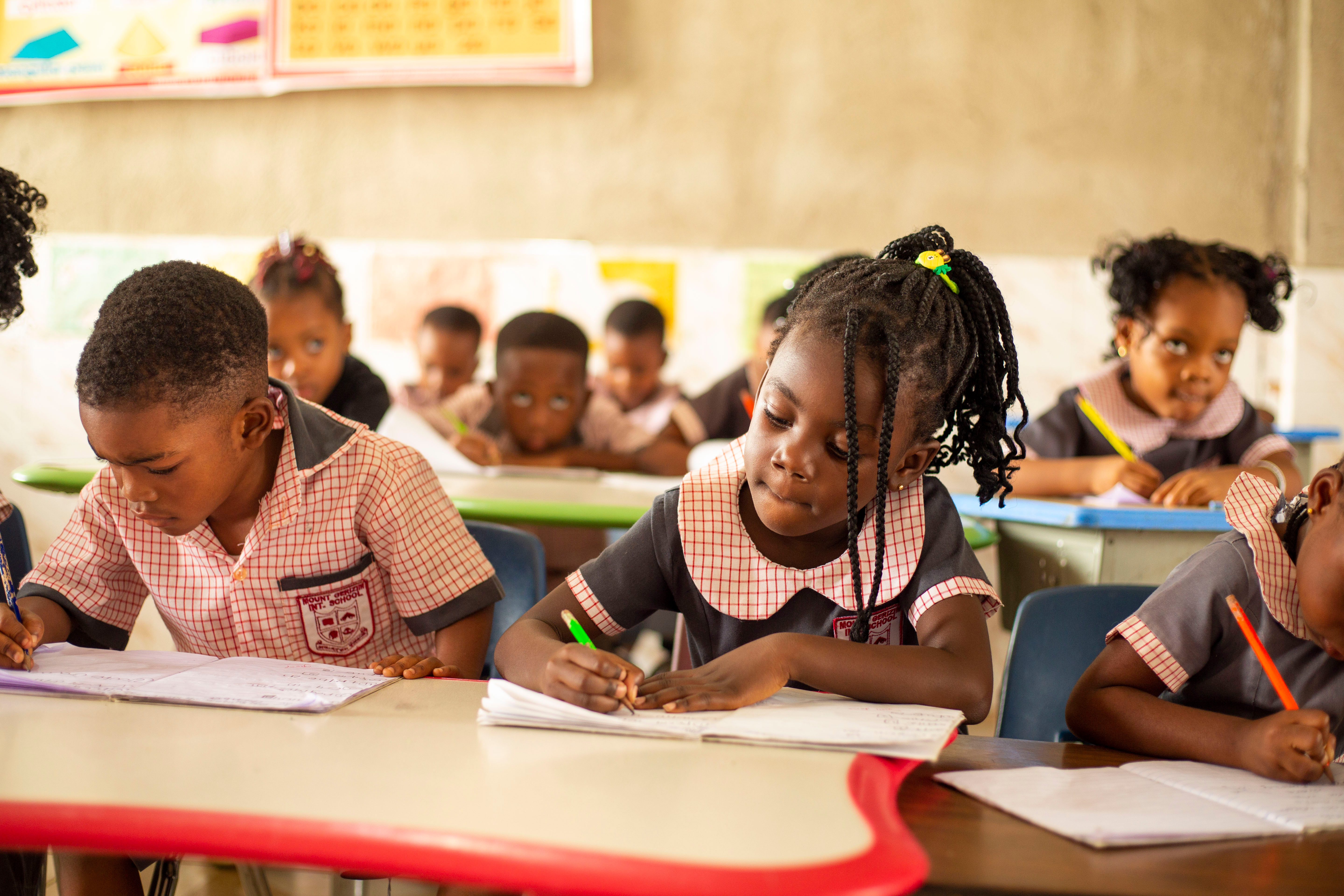 Students in a classroom